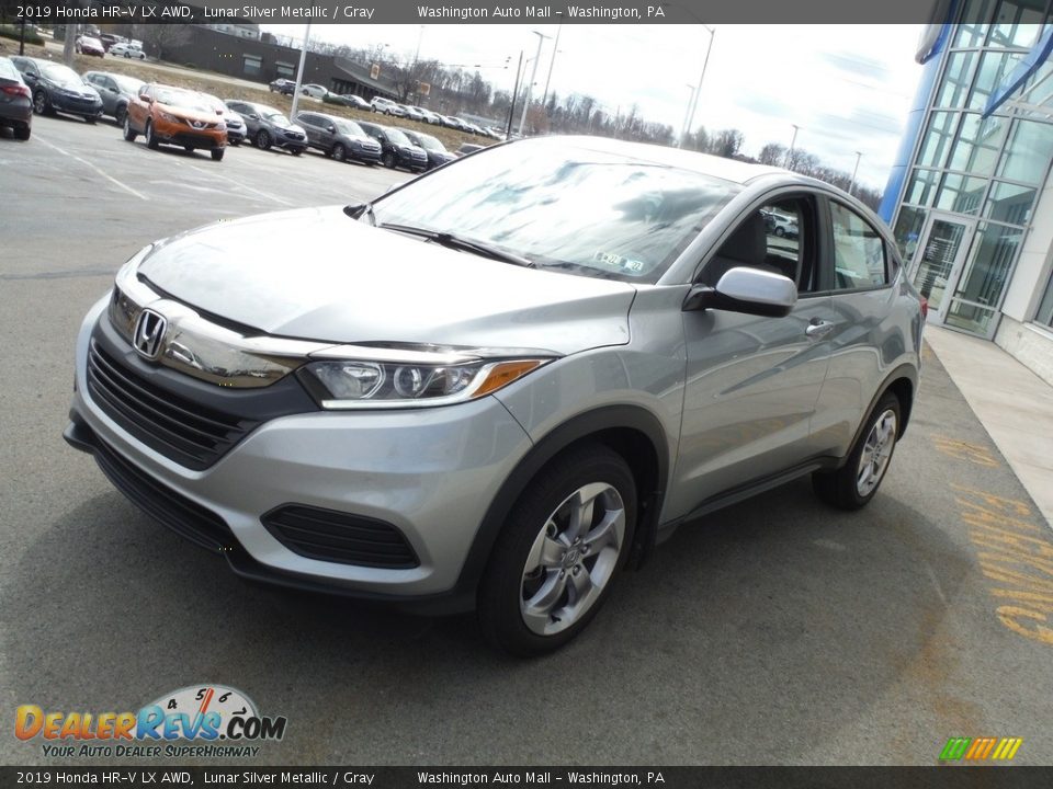 2019 Honda HR-V LX AWD Lunar Silver Metallic / Gray Photo #5