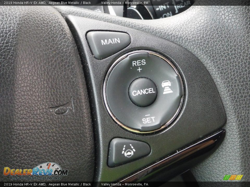 2019 Honda HR-V EX AWD Aegean Blue Metallic / Black Photo #21