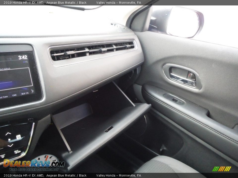 2019 Honda HR-V EX AWD Aegean Blue Metallic / Black Photo #22