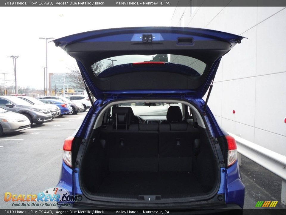 2019 Honda HR-V EX AWD Aegean Blue Metallic / Black Photo #24
