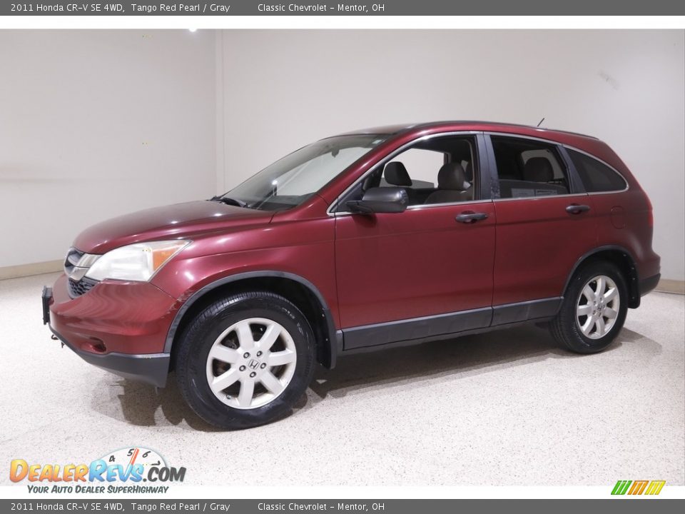 2011 Honda CR-V SE 4WD Tango Red Pearl / Gray Photo #3