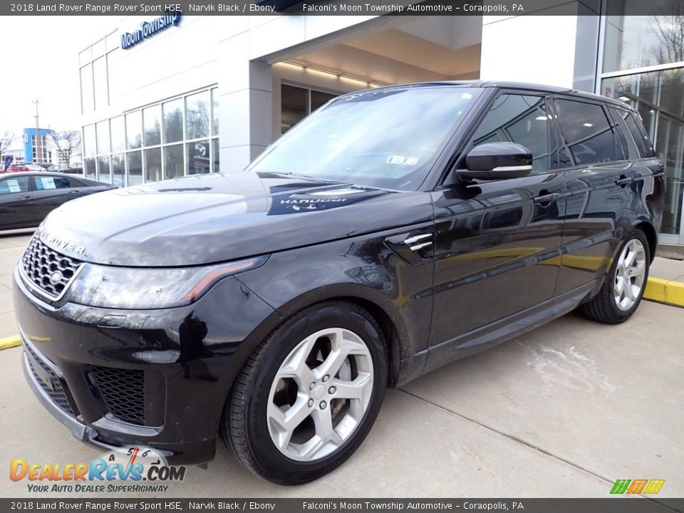 2018 Land Rover Range Rover Sport HSE Narvik Black / Ebony Photo #1