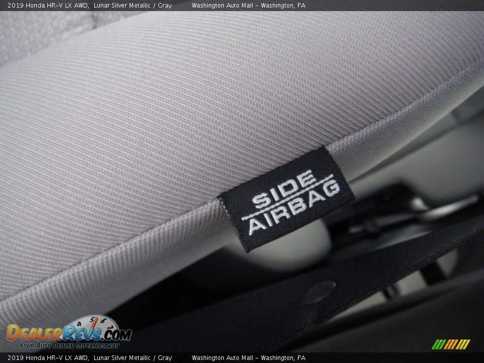 2019 Honda HR-V LX AWD Lunar Silver Metallic / Gray Photo #15