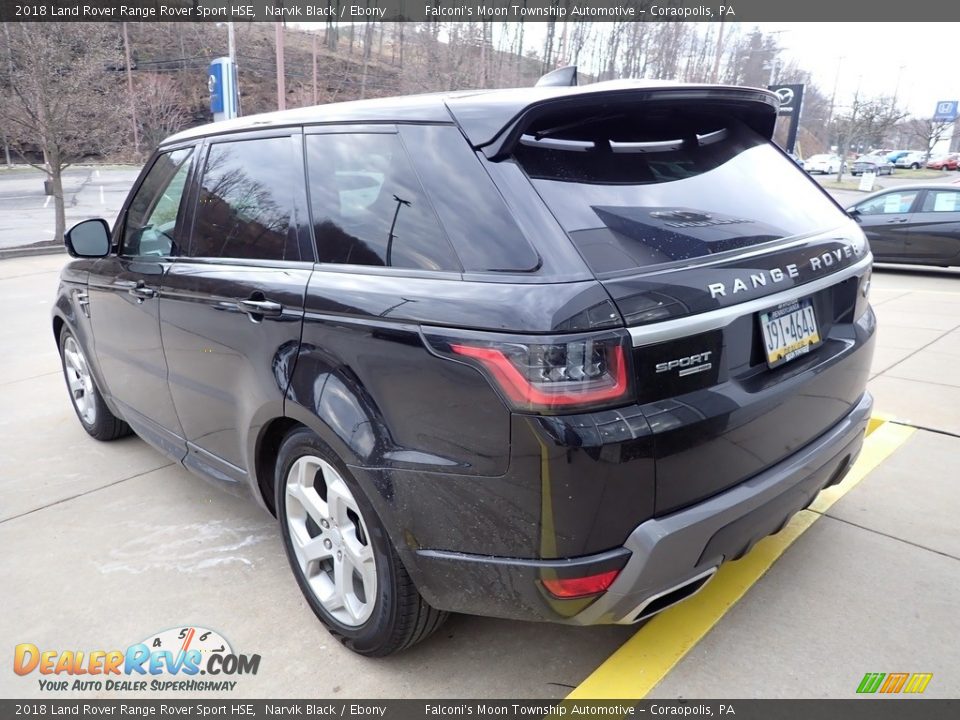 2018 Land Rover Range Rover Sport HSE Narvik Black / Ebony Photo #2