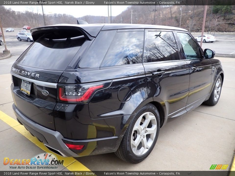 2018 Land Rover Range Rover Sport HSE Narvik Black / Ebony Photo #3