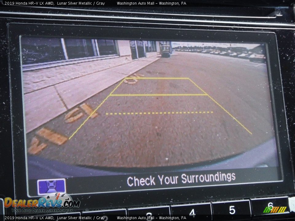 2019 Honda HR-V LX AWD Lunar Silver Metallic / Gray Photo #18
