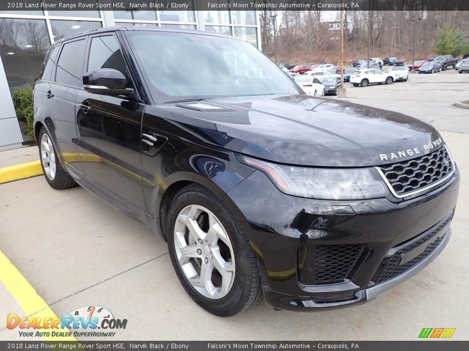 2018 Land Rover Range Rover Sport HSE Narvik Black / Ebony Photo #4