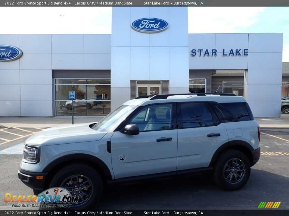 2022 Ford Bronco Sport Big Bend 4x4 Cactus Gray / Medium Dark Slate Photo #1