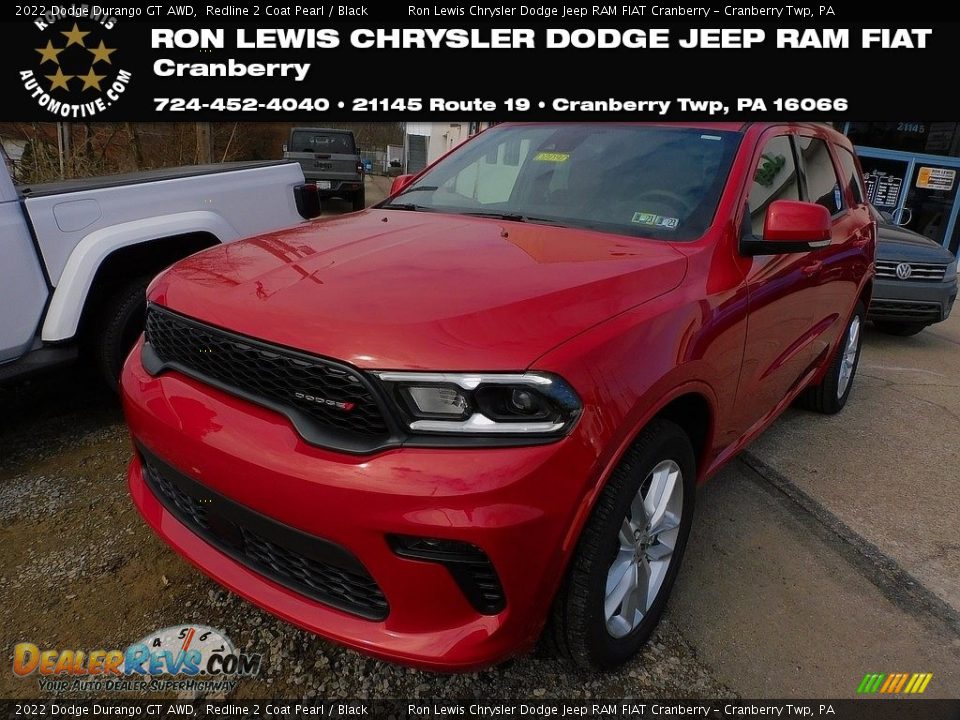 2022 Dodge Durango GT AWD Redline 2 Coat Pearl / Black Photo #1