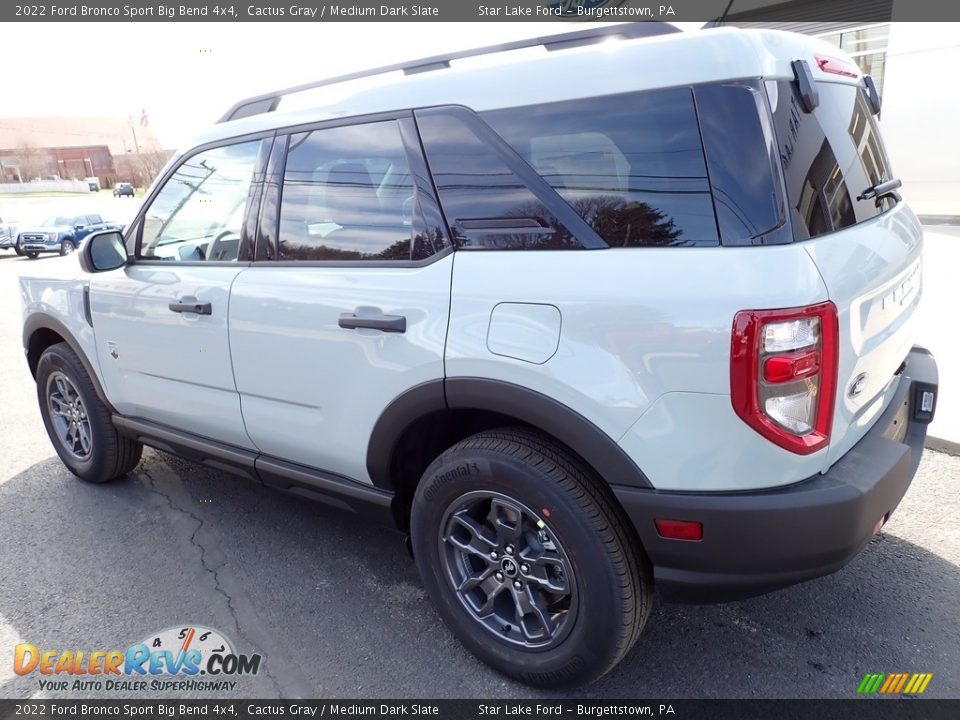 2022 Ford Bronco Sport Big Bend 4x4 Cactus Gray / Medium Dark Slate Photo #3