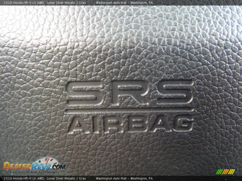 2019 Honda HR-V LX AWD Lunar Silver Metallic / Gray Photo #24