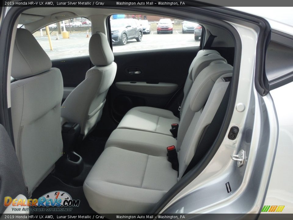 2019 Honda HR-V LX AWD Lunar Silver Metallic / Gray Photo #25