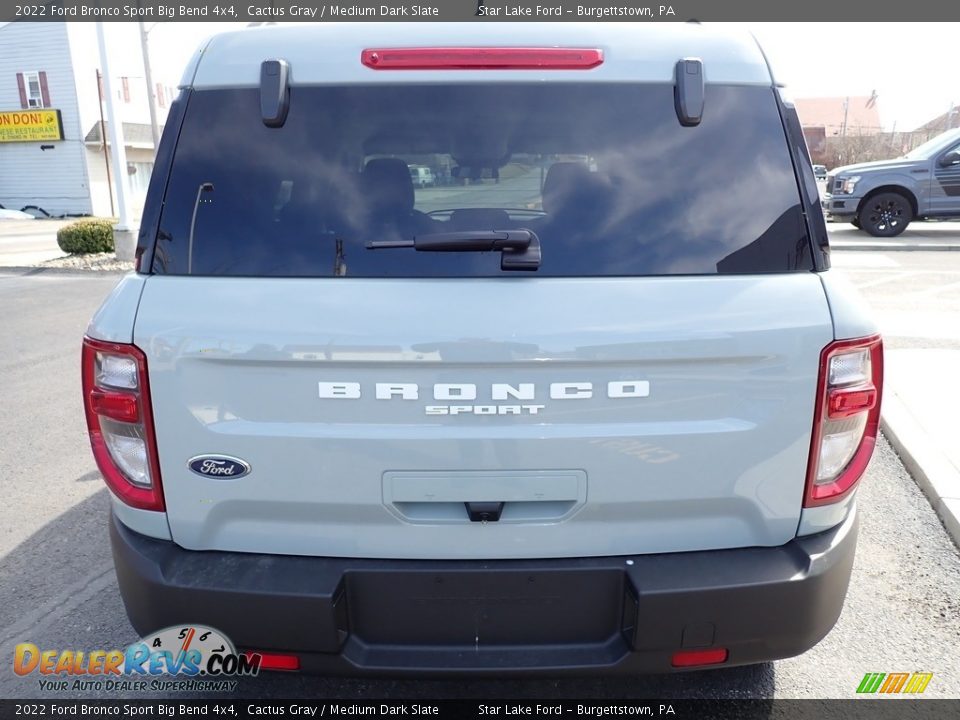 2022 Ford Bronco Sport Big Bend 4x4 Cactus Gray / Medium Dark Slate Photo #4