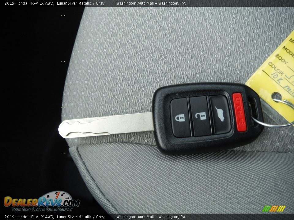 2019 Honda HR-V LX AWD Lunar Silver Metallic / Gray Photo #27