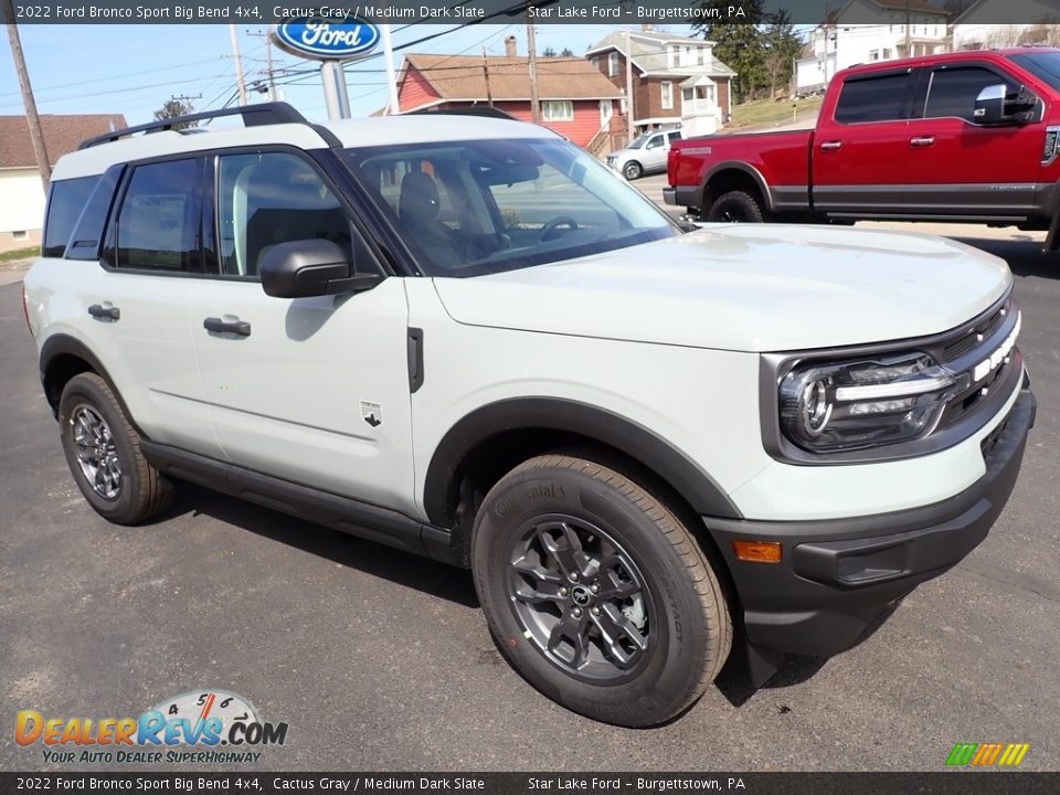 2022 Ford Bronco Sport Big Bend 4x4 Cactus Gray / Medium Dark Slate Photo #8