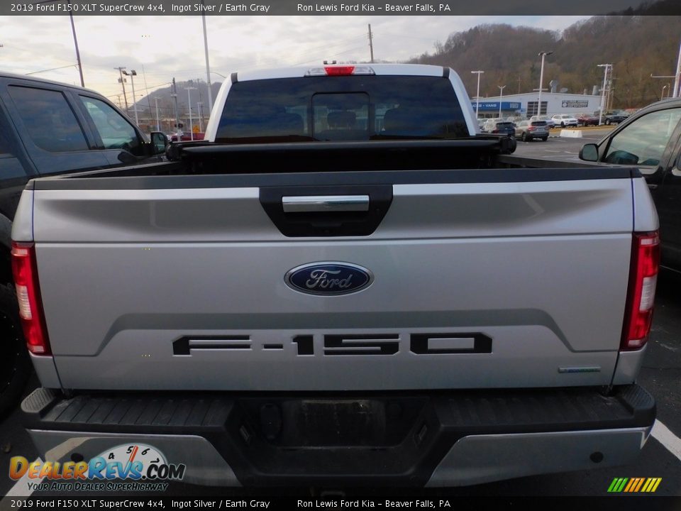 2019 Ford F150 XLT SuperCrew 4x4 Ingot Silver / Earth Gray Photo #4