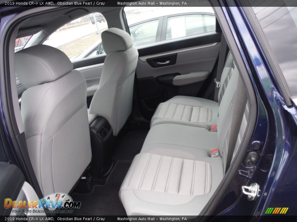2019 Honda CR-V LX AWD Obsidian Blue Pearl / Gray Photo #23