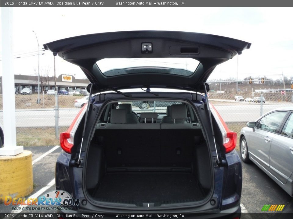 2019 Honda CR-V LX AWD Obsidian Blue Pearl / Gray Photo #24