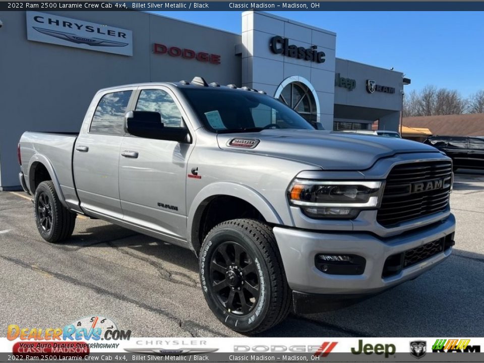 2022 Ram 2500 Laramie Crew Cab 4x4 Billet Silver Metallic / Black Photo #1