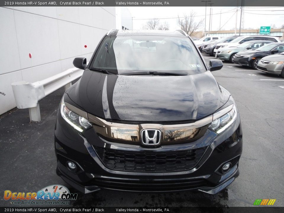 2019 Honda HR-V Sport AWD Crystal Black Pearl / Black Photo #4