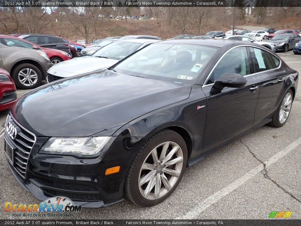 Front 3/4 View of 2012 Audi A7 3.0T quattro Premium Photo #1