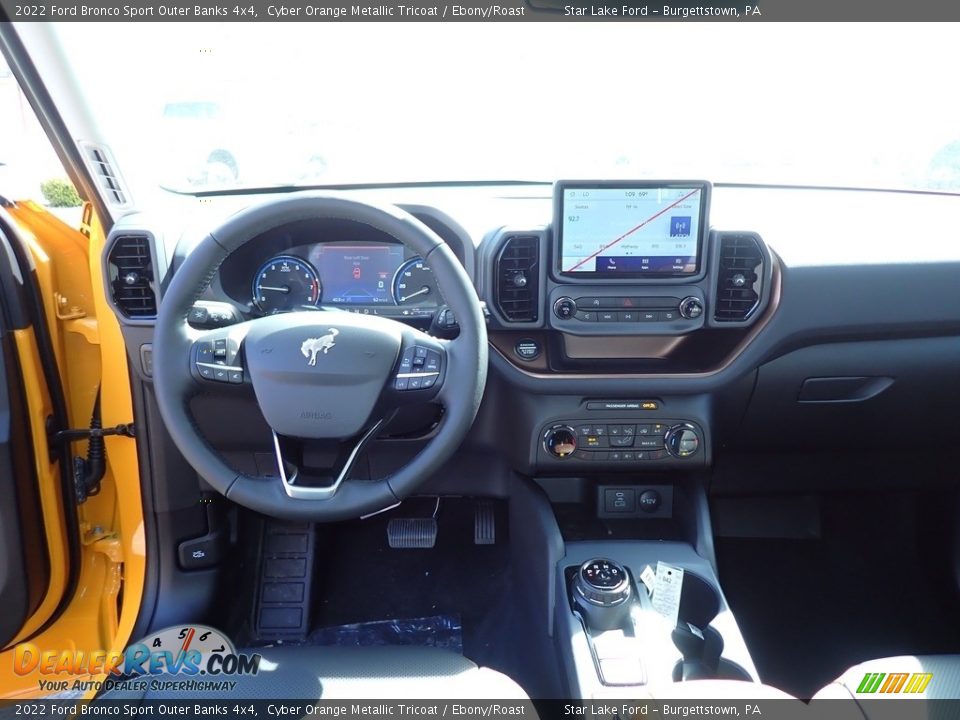 Dashboard of 2022 Ford Bronco Sport Outer Banks 4x4 Photo #12