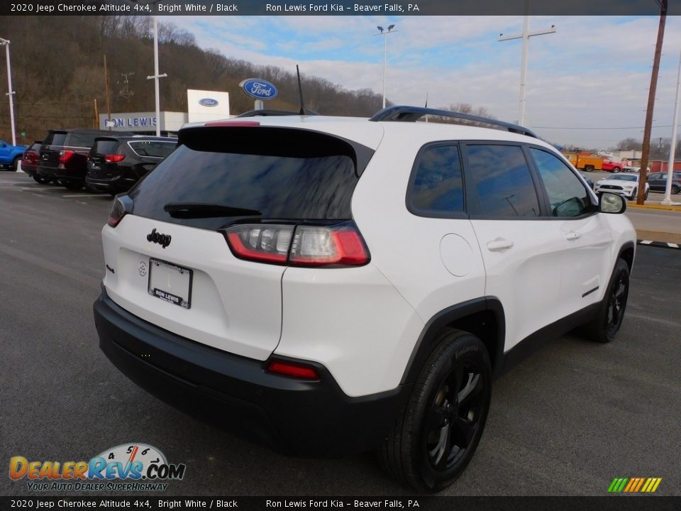 2020 Jeep Cherokee Altitude 4x4 Bright White / Black Photo #2