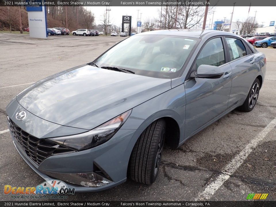 2021 Hyundai Elantra Limited Electric Shadow / Medium Gray Photo #1