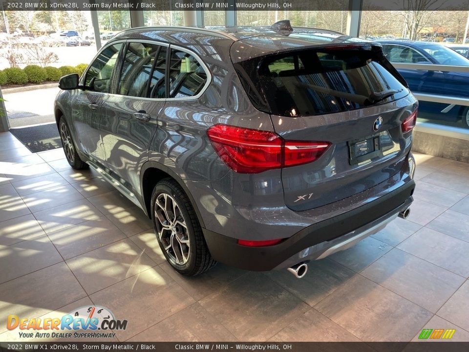 2022 BMW X1 xDrive28i Storm Bay Metallic / Black Photo #2