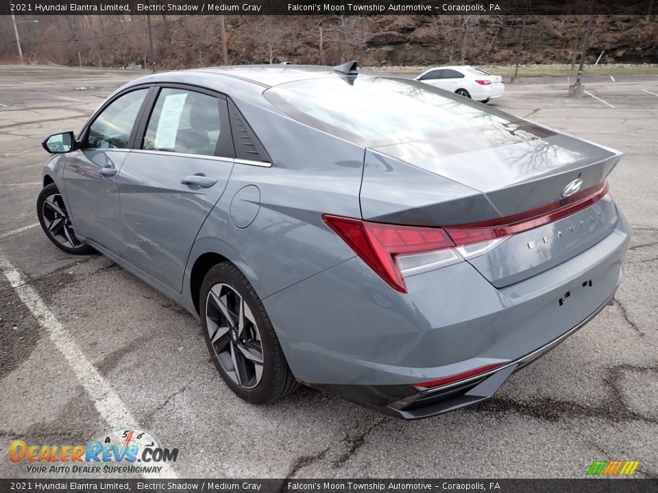 2021 Hyundai Elantra Limited Electric Shadow / Medium Gray Photo #2