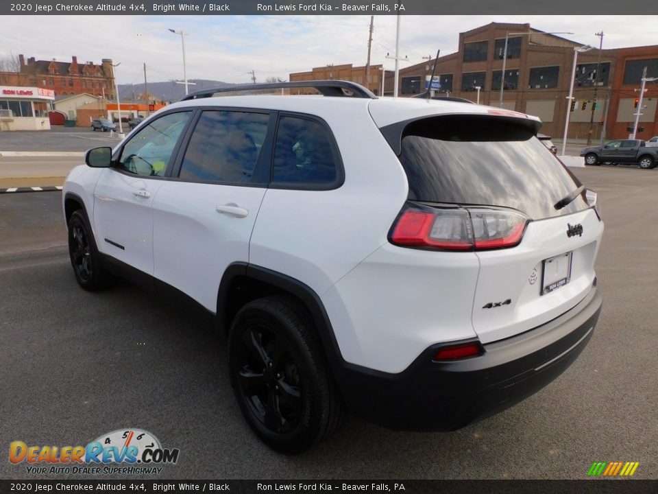 2020 Jeep Cherokee Altitude 4x4 Bright White / Black Photo #5