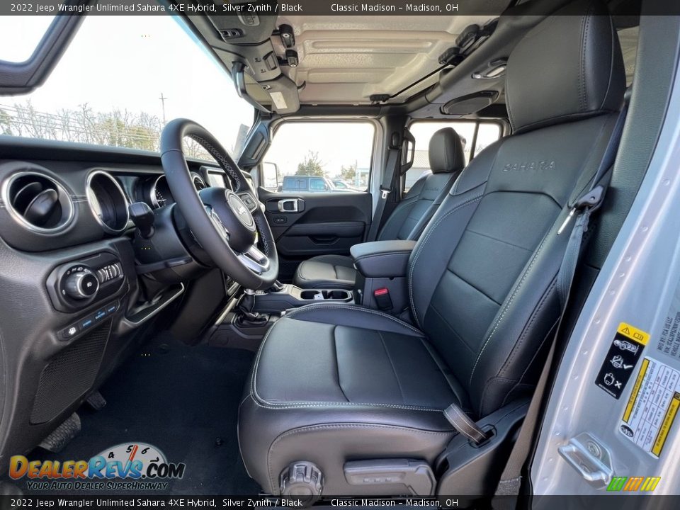 2022 Jeep Wrangler Unlimited Sahara 4XE Hybrid Silver Zynith / Black Photo #2