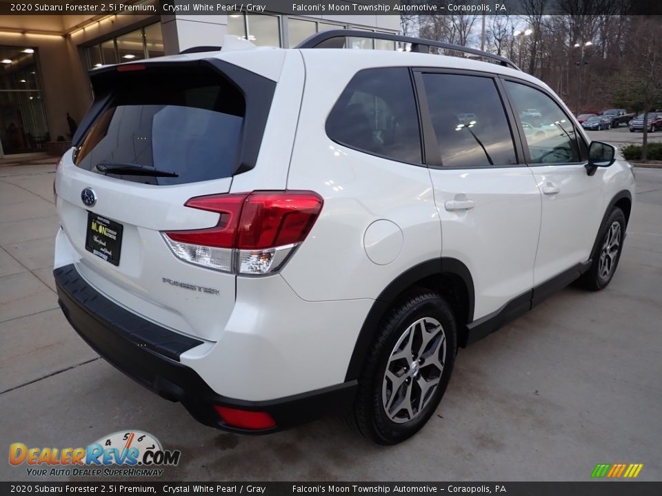 2020 Subaru Forester 2.5i Premium Crystal White Pearl / Gray Photo #2