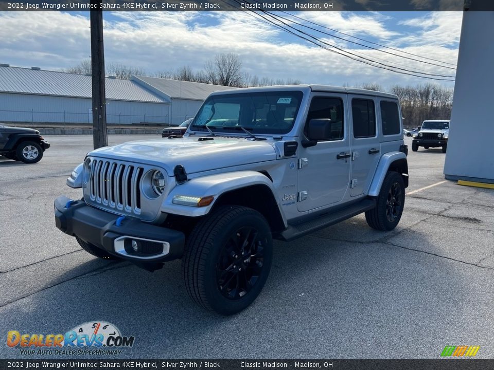 2022 Jeep Wrangler Unlimited Sahara 4XE Hybrid Silver Zynith / Black Photo #8