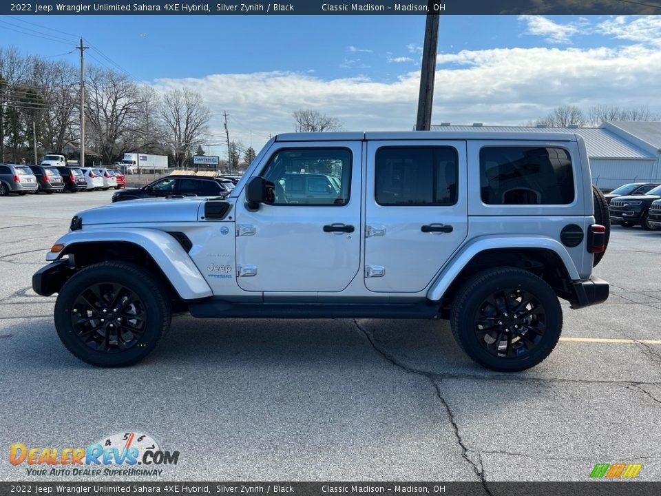2022 Jeep Wrangler Unlimited Sahara 4XE Hybrid Silver Zynith / Black Photo #9