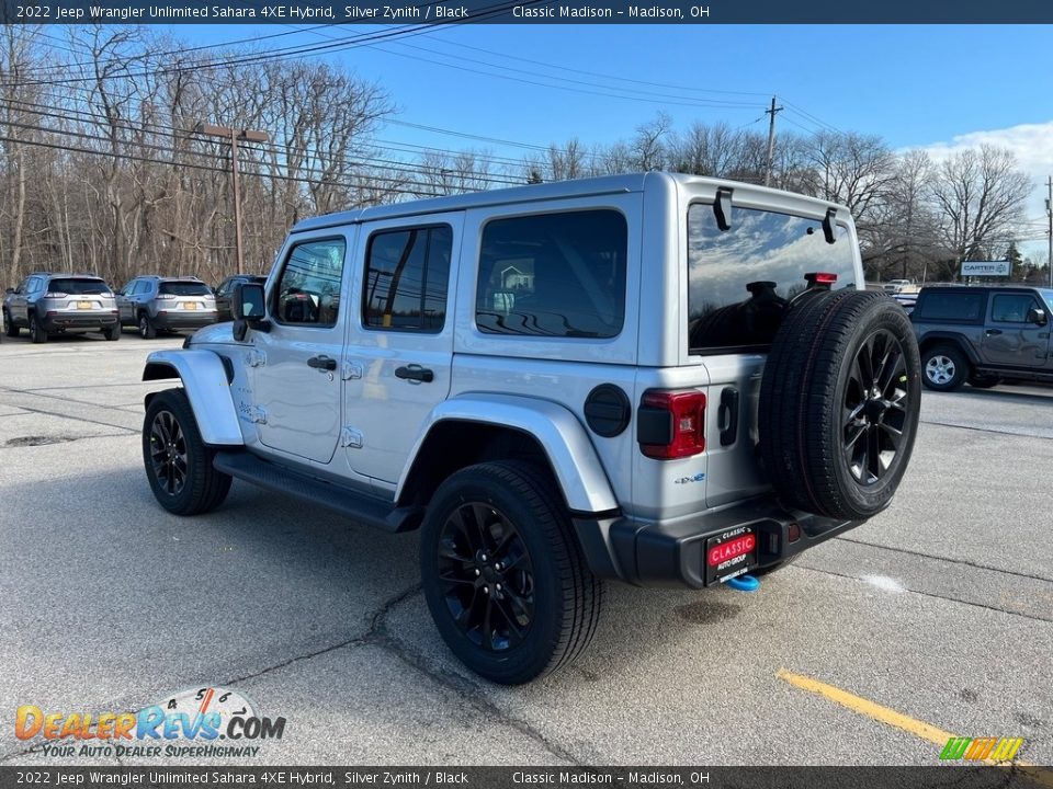 2022 Jeep Wrangler Unlimited Sahara 4XE Hybrid Silver Zynith / Black Photo #10