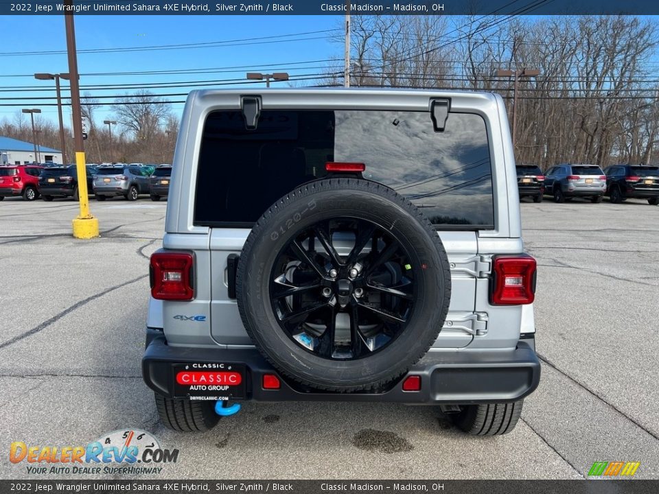 2022 Jeep Wrangler Unlimited Sahara 4XE Hybrid Silver Zynith / Black Photo #11