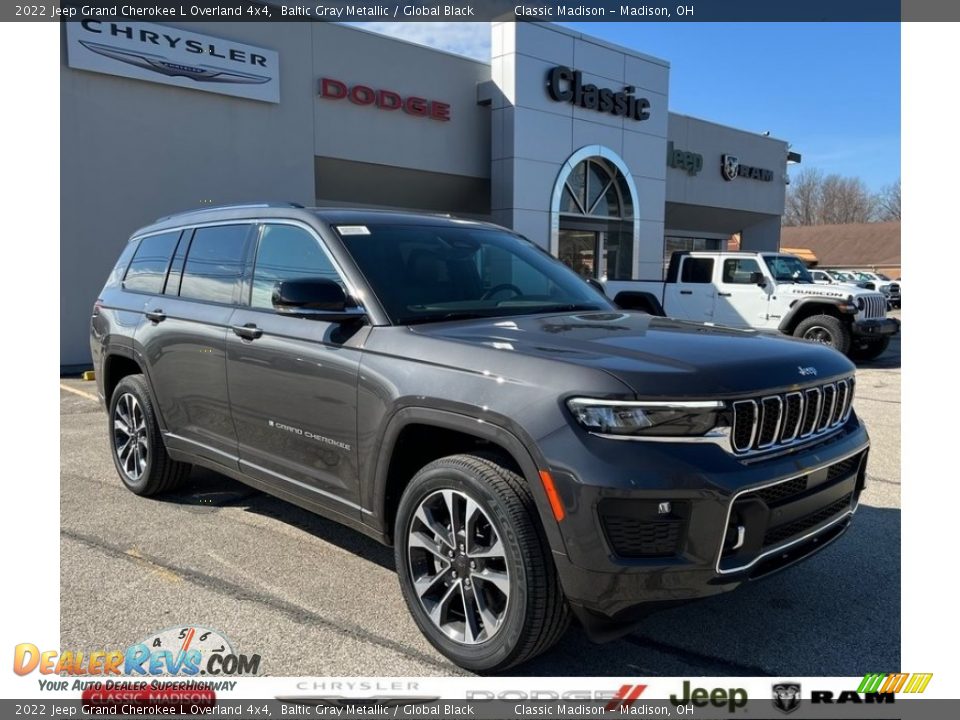 2022 Jeep Grand Cherokee L Overland 4x4 Baltic Gray Metallic / Global Black Photo #1
