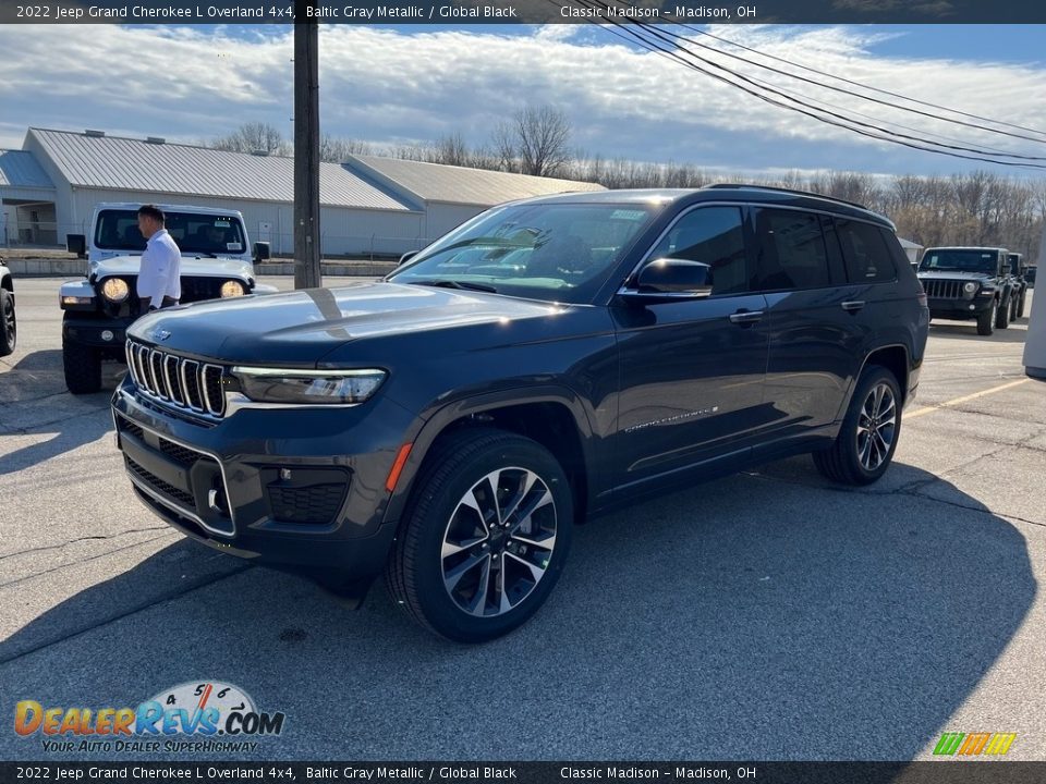 2022 Jeep Grand Cherokee L Overland 4x4 Baltic Gray Metallic / Global Black Photo #9