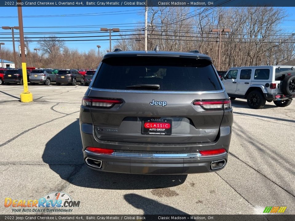 2022 Jeep Grand Cherokee L Overland 4x4 Baltic Gray Metallic / Global Black Photo #12