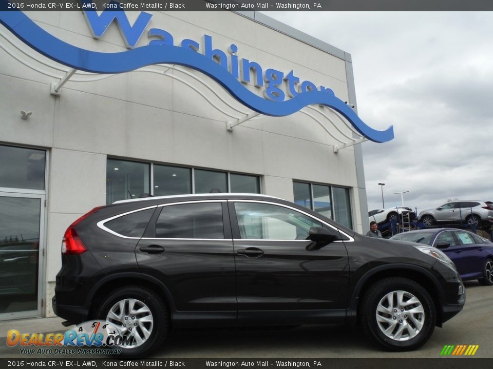 2016 Honda CR-V EX-L AWD Kona Coffee Metallic / Black Photo #1