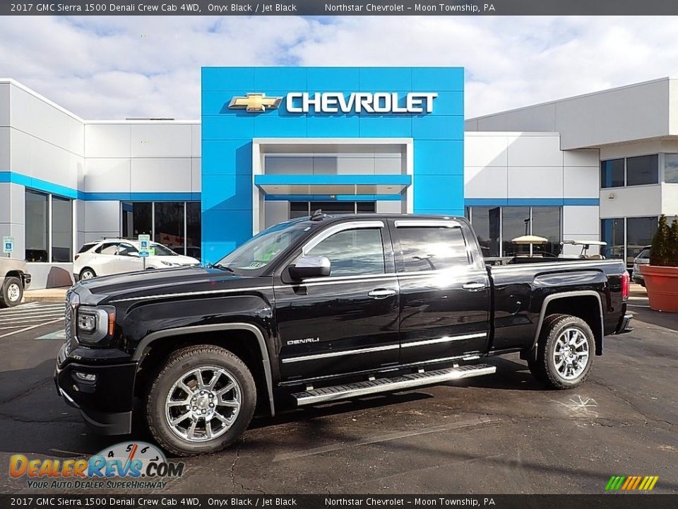 2017 GMC Sierra 1500 Denali Crew Cab 4WD Onyx Black / Jet Black Photo #1