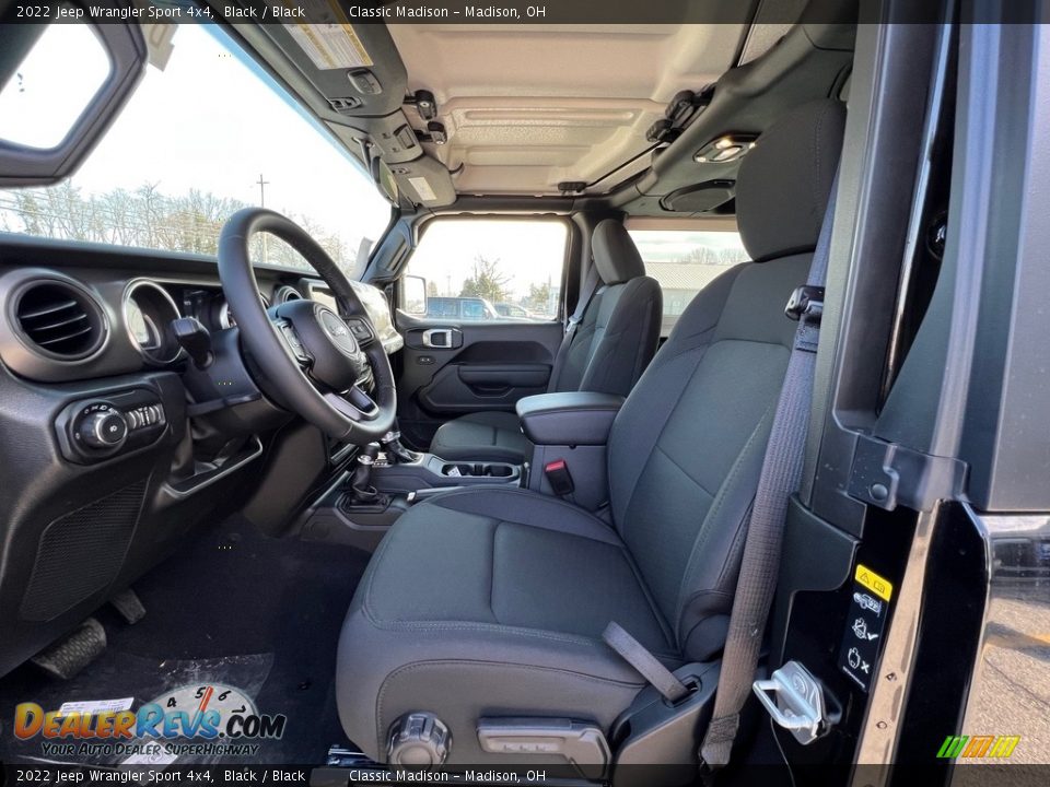 2022 Jeep Wrangler Sport 4x4 Black / Black Photo #2