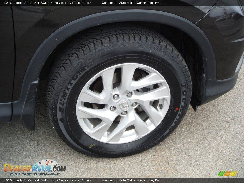 2016 Honda CR-V EX-L AWD Kona Coffee Metallic / Black Photo #3