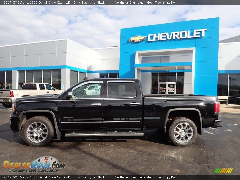 2017 GMC Sierra 1500 Denali Crew Cab 4WD Onyx Black / Jet Black Photo #3