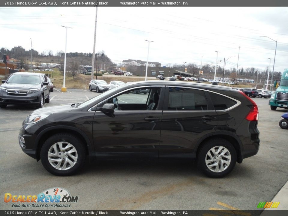 2016 Honda CR-V EX-L AWD Kona Coffee Metallic / Black Photo #6