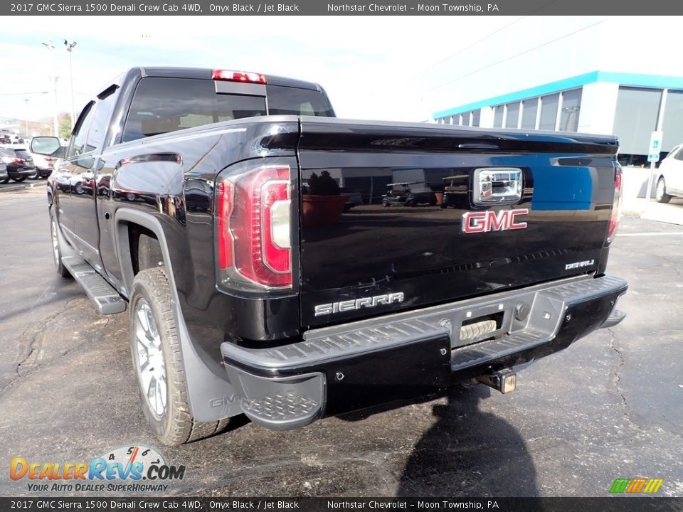 2017 GMC Sierra 1500 Denali Crew Cab 4WD Onyx Black / Jet Black Photo #5