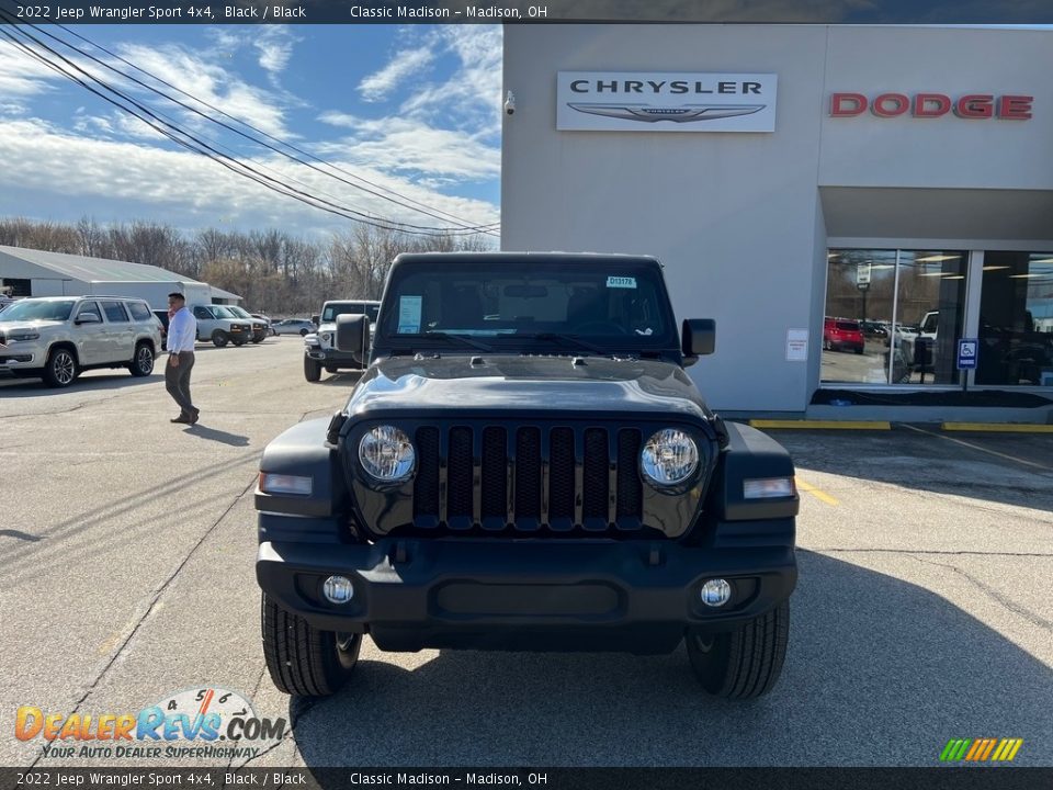 2022 Jeep Wrangler Sport 4x4 Black / Black Photo #7