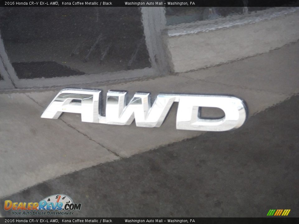 2016 Honda CR-V EX-L AWD Kona Coffee Metallic / Black Photo #8