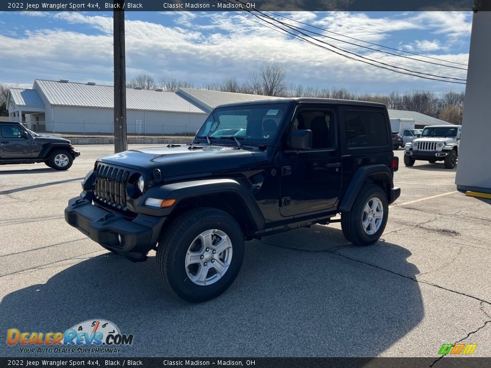 2022 Jeep Wrangler Sport 4x4 Black / Black Photo #8